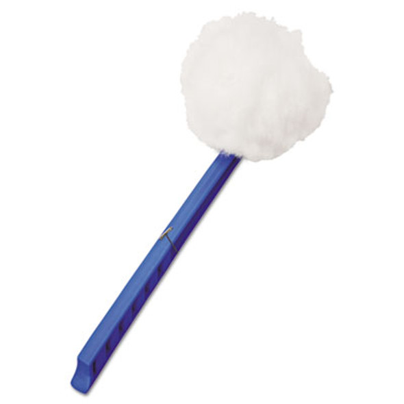 Toilet Bowl Mop, 12" Handle, 5.75" Mop Head, Blue