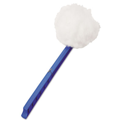 Toilet Bowl Mop, 12" Handle, 5.75" Mop Head, Blue