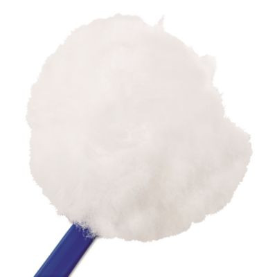 Toilet Bowl Mop, 12" Handle, 5.75" Mop Head, Blue
