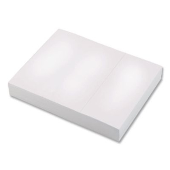 Perforated Laser Cut Sheets, Micro-Perforated 3.5" From Bottom, 24 Lb Bond Weight, 8.5 x 11, White, 500/Ream