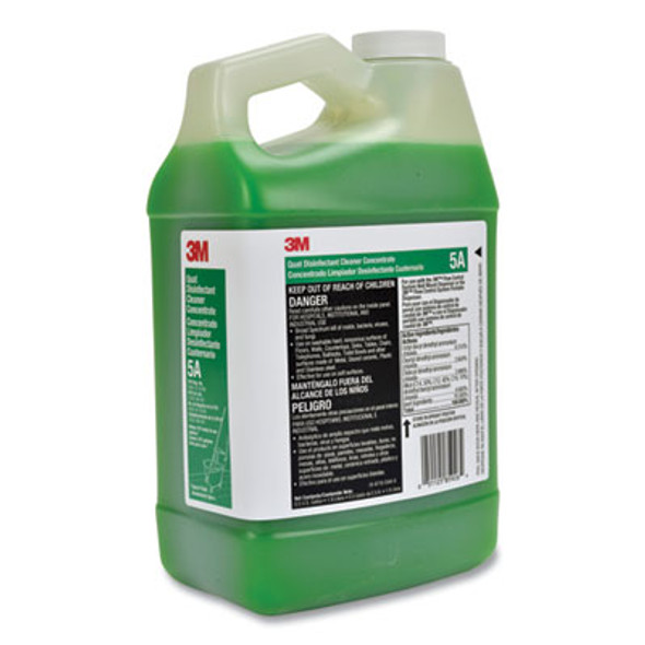 Quat Disinfectant Cleaner Concentrate, Pleasant Scent, 0.5 Gal Bottle, 4/Carton