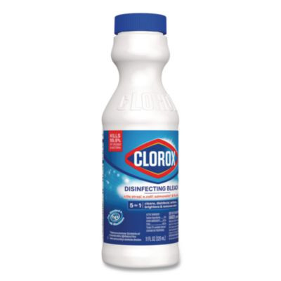 Concentrated Regular Disinfecting Bleach, 11 Oz Bottle, 28/Carton