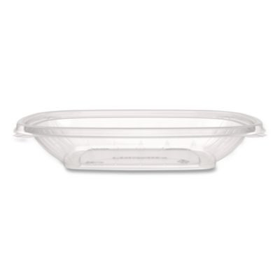 Square Plastic Bowls, 24 Oz, 5 x 5 x 1.99, Clear, Plastic, 63 Bowls/Sleeve, 4 Sleeves/Carton