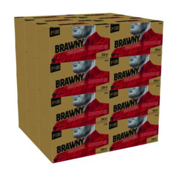 All Purpose Wipers, 1-Ply, 9 x 10.25, Brown, 250 Wipers/Box, 24 Boxes/Carton