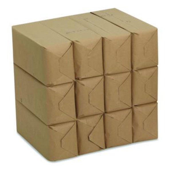 Interfold Napkin Refills, 1-Ply, 13 x 8.5, Brown, 900 Napkins/Pack, 12 Packs/Carton