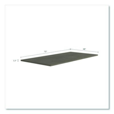 Alera Seville 96" Wide Conference Table Top, Rectangular, 96w x 48d x 1.5h, Walnut