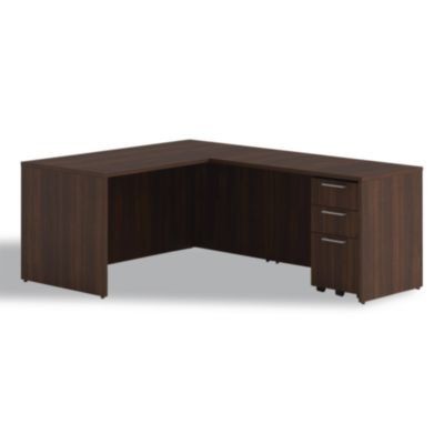 Alera Seville Series Desk Shell, 60" x 30" x 29", Mahogany
