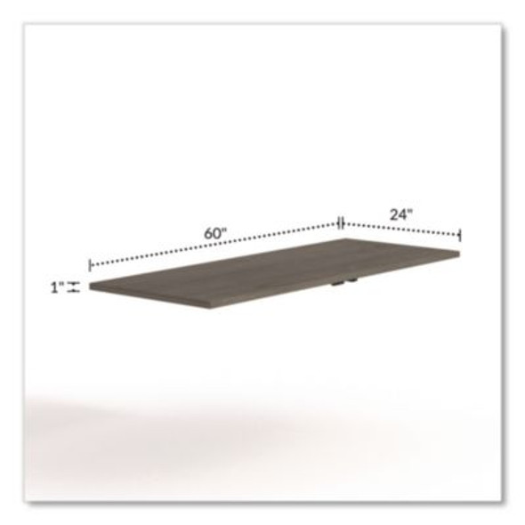 Alera Seville Training Table Top, Rectangular, 60w x 29d Walnut