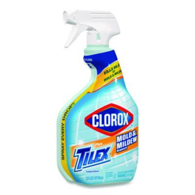 Mold And Mildew Remover With Bleach, Unscented, 32 Oz Spray Bottle, 9/Carton