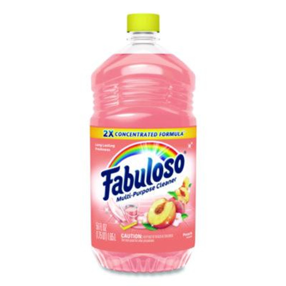Multi-Use Cleaner, Peach Scent, 56 Oz Bottle, 6/Carton