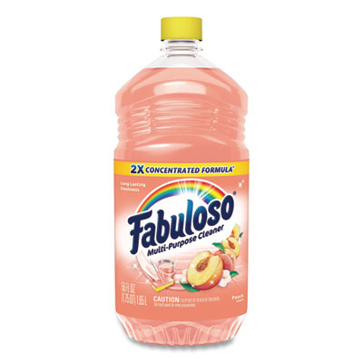 Multi-Use Cleaner, Peach Scent, 56 Oz Bottle, 6/Carton
