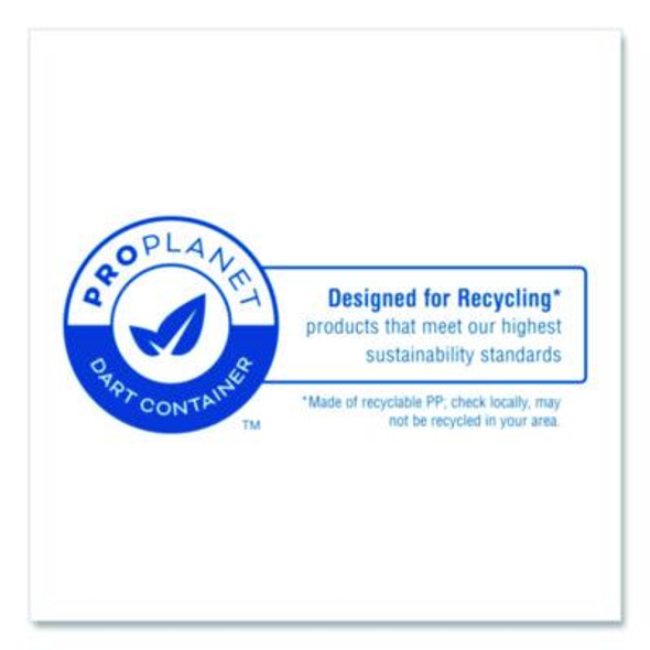 Microwaveable Hinged Containers, Proplanet, 6.31 x 6.31 x 3, Clear, Plastic, 300/Carton