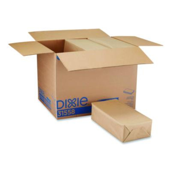1/8-Fold Dinner Napkin, 1-Ply, 15 X 16.8, White, 350/Pack, 12 Packs/Carton