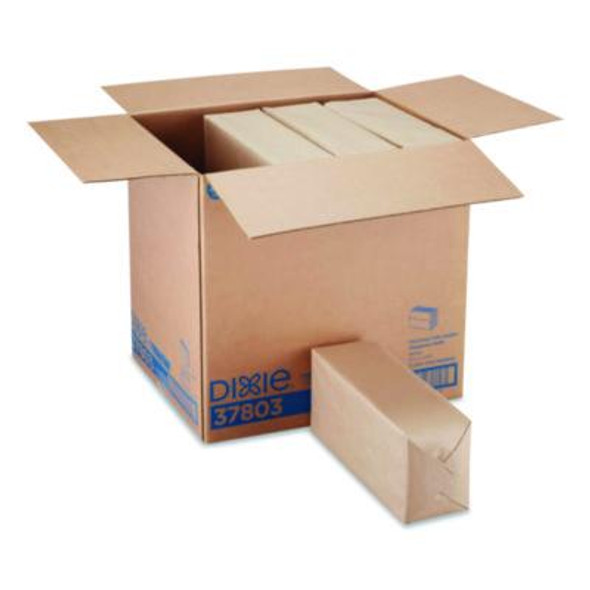 Interfold Napkin Refills, 1-Ply, 13 x 12, White, 600 Napkins/Pack,12 Packs/Carton