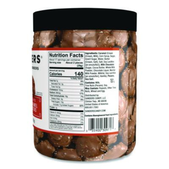 Small Batch Wonders Sea Salt Caramel Pecan Clusters, 18 Oz Tub