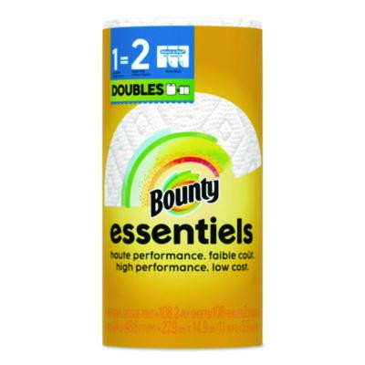 Essentials Select-A-Size Kitchen Roll Paper Towels, 2-Ply, 108 Sheets/Roll, 24 Rolls/Carton