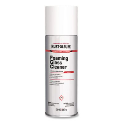 Professional Foaming Glass Cleaner Aerosol, 20 Oz Aerosol Spray, 12/Carton