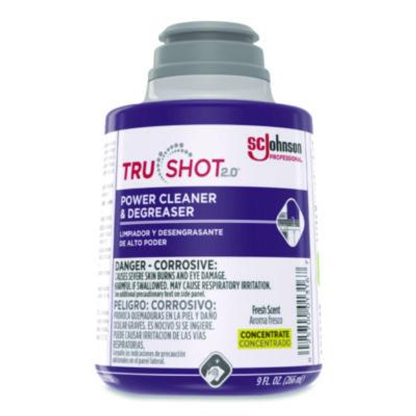 Trushot 2.0 Power Cleaner, Fresh Scent, 9 Oz Cartridge, 4/Carton