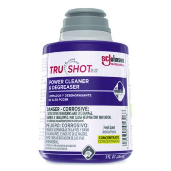 Trushot 2.0 Power Cleaner, Fresh Scent, 9 Oz Cartridge, 4/Carton