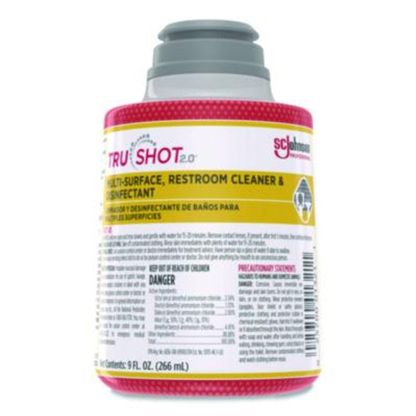 Trushot 2.0 Disinfectant Multisurface Cleaner, Fresh Scent, 9 Oz Cartridge, 4/Carton