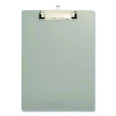 Officemate Aluminum Magnetic Clipboard, 1.5" Clip Capacity, Holds 8 x 11 Sheets, Gray