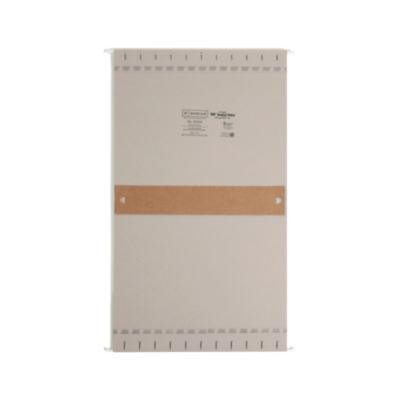 Tuff Extra Capacity Hanging File Folders With Easy Slide Tab, 2" Capacity, Letter, 1/3-Cut Tabs, Steel Gray, 18/Box