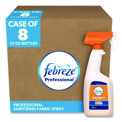 Fabric Refresher Spray, Fresh Clean Scent, (8) 32 Oz Bottles And (2) Trigger Sprayers/Carton