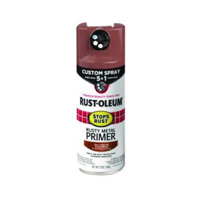 Stops Rust 5-In-1 Spray Paint, Rusty Metal, 12 Oz Aerosol Can, 6/Carton
