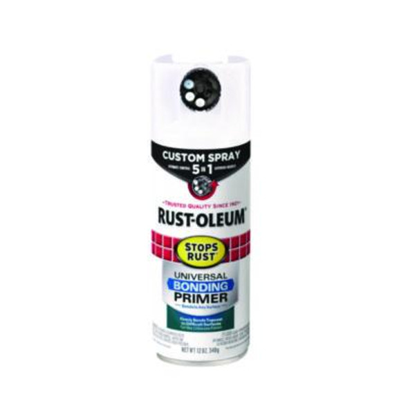 Stops Rust 5-In-1 Spray Paint, White, 12 Oz Aerosol Can, 6/Carton