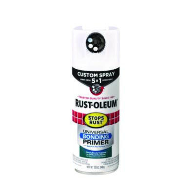 Stops Rust 5-In-1 Spray Paint, White, 12 Oz Aerosol Can, 6/Carton
