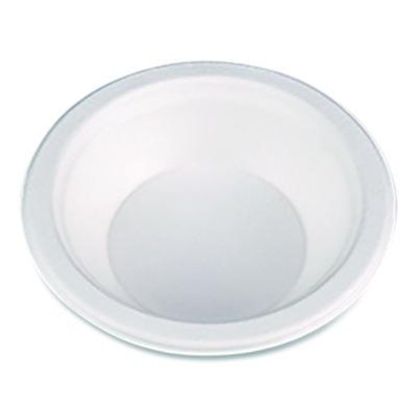 Champware Molded Fiber Tableware, Bowl, 12 Oz, White, 125/Sleeve, 8 Sleeves/Carton