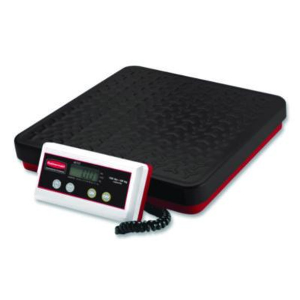 Digital Receiving Scale, 150 Lb Capacity, Black/Red