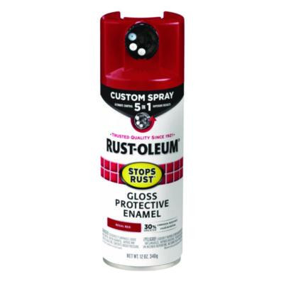 Stops Rust 5-In-1 Spray Paint, Gloss Regal Red, 12 Oz Aerosol Can