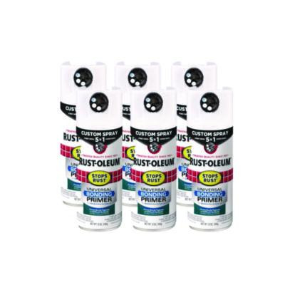 Stops Rust 5-In-1 Spray Paint, Clean Metal, 12 Oz Aerosol Can, 6/Carton