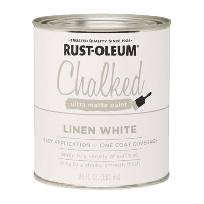 Ultra Matte Chalked Paint, Matte White, Quart Can, 2/Carton