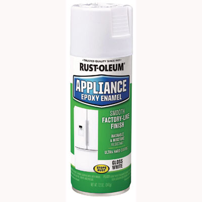 Specialty Appliance Epoxy Spray Paint, Gloss White, 12 Oz Aerosol Can, 6/Carton