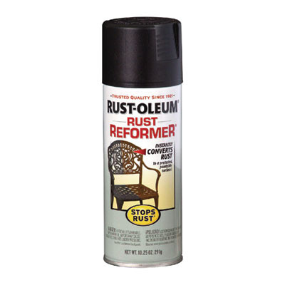 Stops Rust Rust Reformer Spray, Black, 10.25 Oz Aerosol Can
