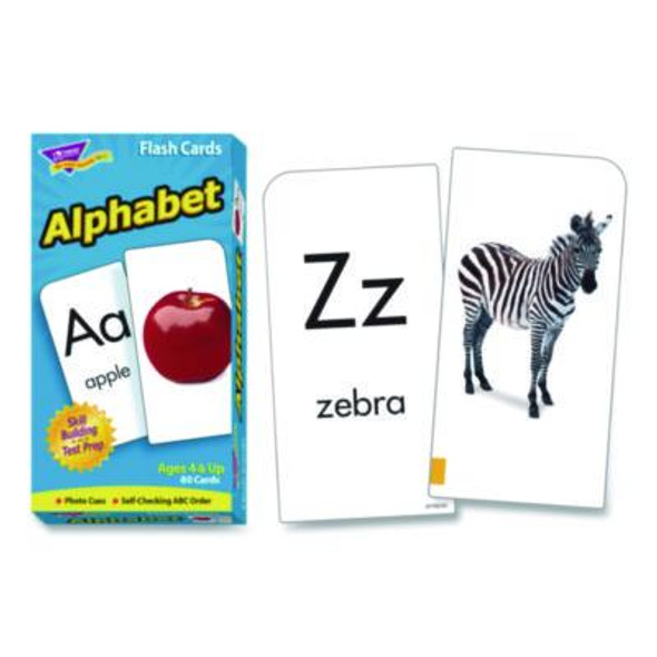 Esl And Ell Resources Alphabet Flash Cards, Grades Pre-K To 1, 3" x 3", Multicolor, 80 Cards/Set
