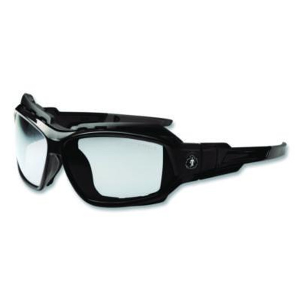 Skullerz Loki Safety Glasses/Goggles, Black Frame/In/Outdoor Lens, Nylon/Polycarb