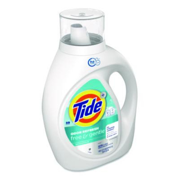 Free And Gentle Odor Refresh Liquid Laundry Detergent, 39 Loads, 55 Oz Bottle, 4/Carton