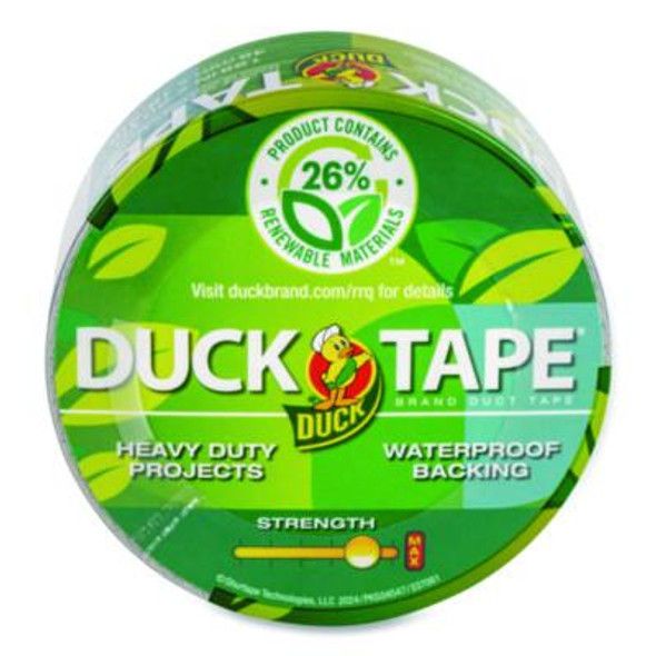 Renewable Material Duck Tape, 1.88" x 20 Yd, Silver