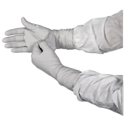 G3 Sterile Sterling Nitrile Gloves, Packaged Sterile, Esd Safe, Size 6, 4 Mil Thick, 12" Long, Gray, 100/Bag, 10 Bags/Carton