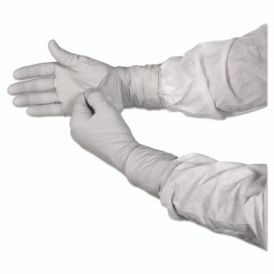 G3 Sterile Sterling Nitrile Gloves, Packaged Sterile, Esd Safe, Size 6.5, 4 Mil Thick, 12" Long, Gray, 100/Bag, 10 Bags/Ct