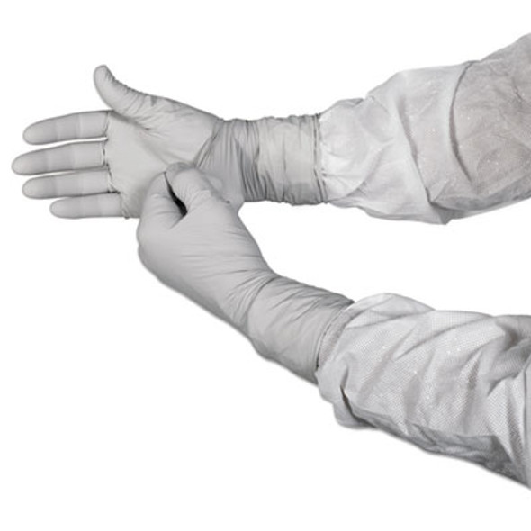 G3 Nxt Nitrile Gloves, Packaged Sterile, Aql 1.5, Size 7.5, 4 Mil Thick, 12" Long, Gray, 60/Bag, 10 Bags/Carton