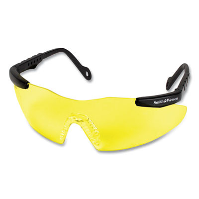 Magnum 3G Safety Eyewear, Frameless, Yellow/Amber Single Lens, 12/Box