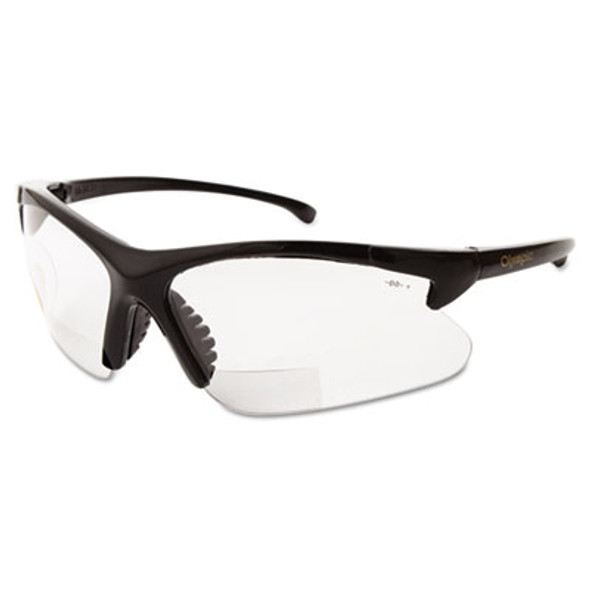 V60 30 06 Reader Safety Eyewear, Black Frame,  Clear Lens