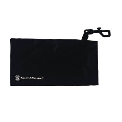 Safety Glasses Carrying Pouch With Belt Clip, 4.25 x 0.25 x 4.25, Black, 12/Carton