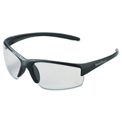 Equalizer Safety Glasses, Gunmetal Half Frame, Clear Dual Lens