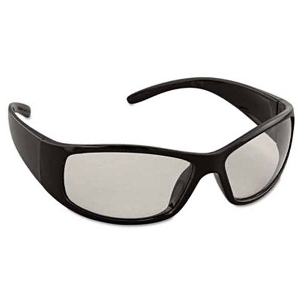 Elite Safety Eyewear, Black Frame, Clear Anti-Fog Lens