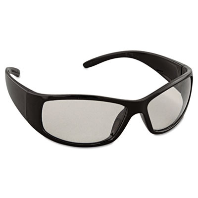 Elite Safety Eyewear, Black Full Frame, Clear Dual Lens